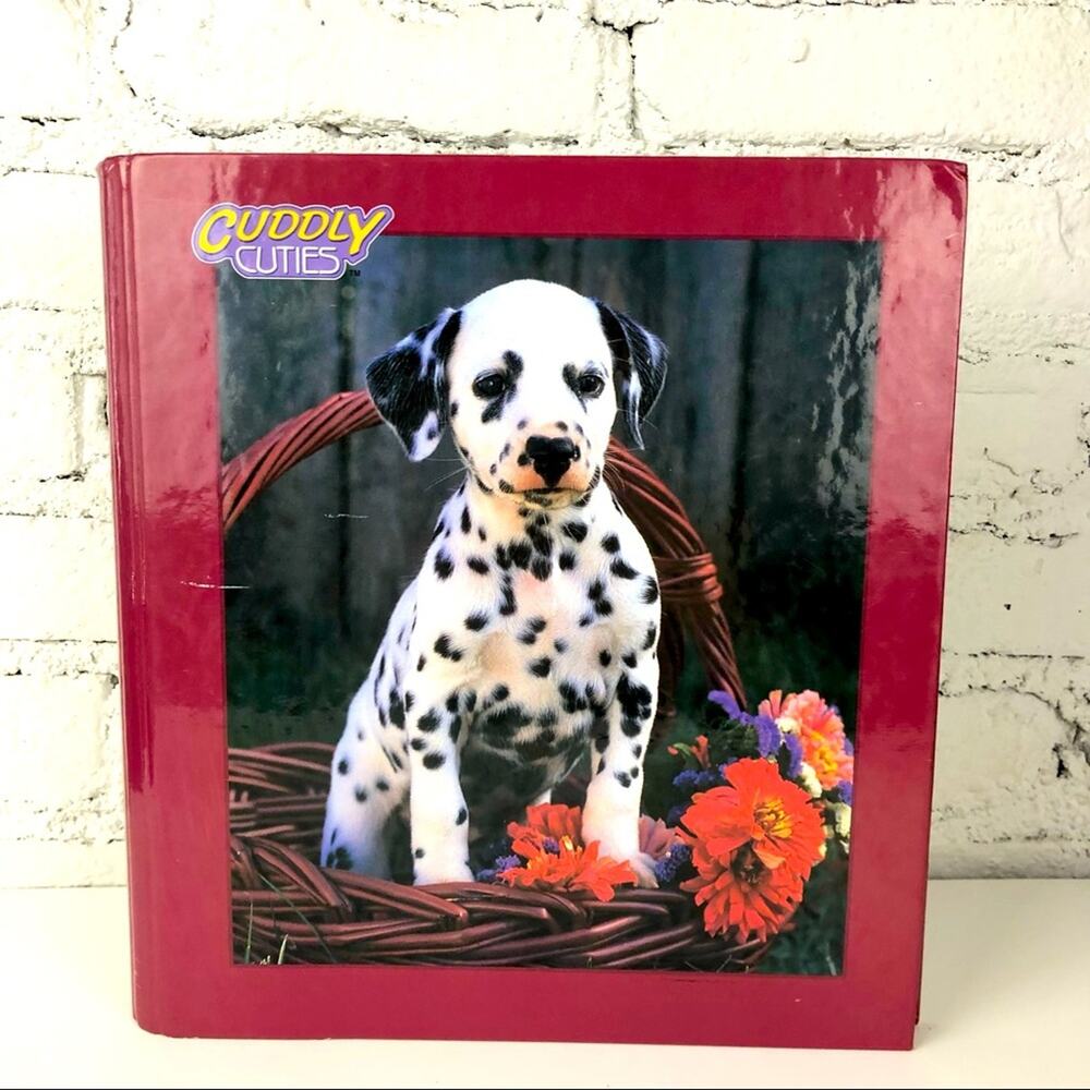 Vintage Cuddly Cuties Dalmatian Hardback Binder